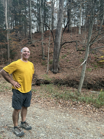 Tony in a beautiful valley!